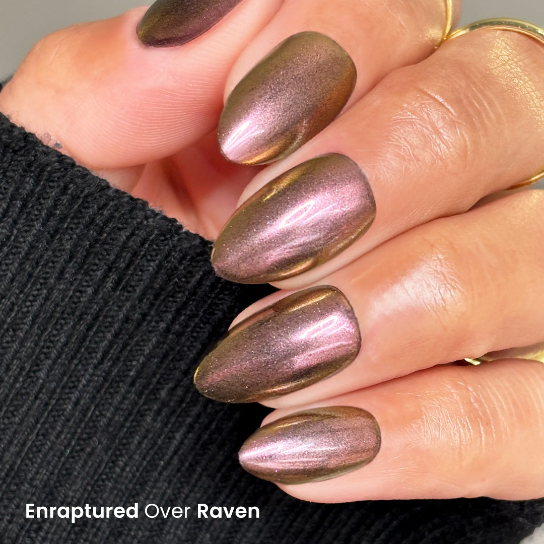 Enraptured - Glazed Shade-Shift Metallic Nail Powder