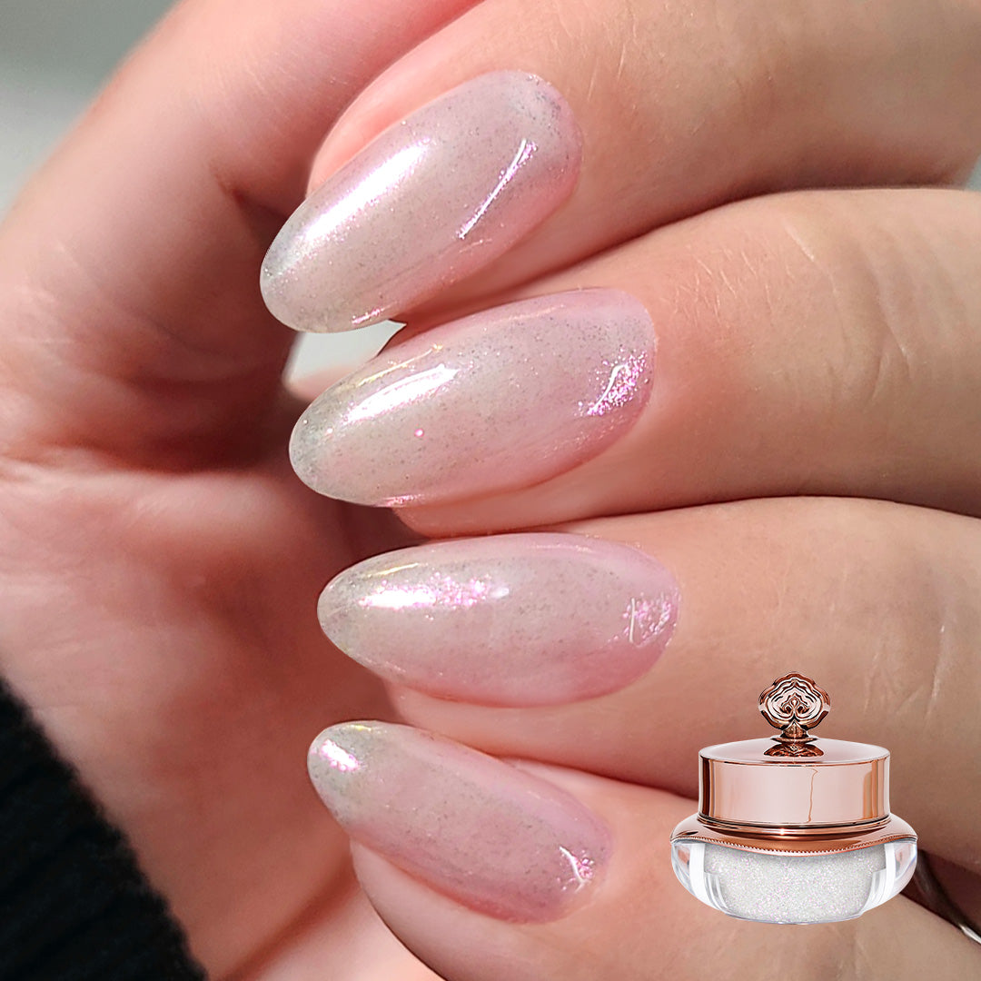 Carmine - Glazed Shade-Shift Metallic Nail Powder
