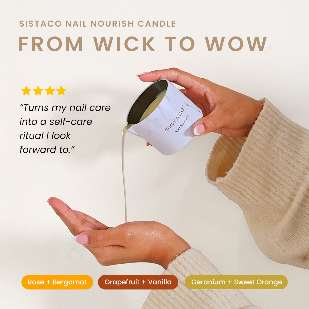 Nail Nourish Candle - Geranium + Sweet Orange