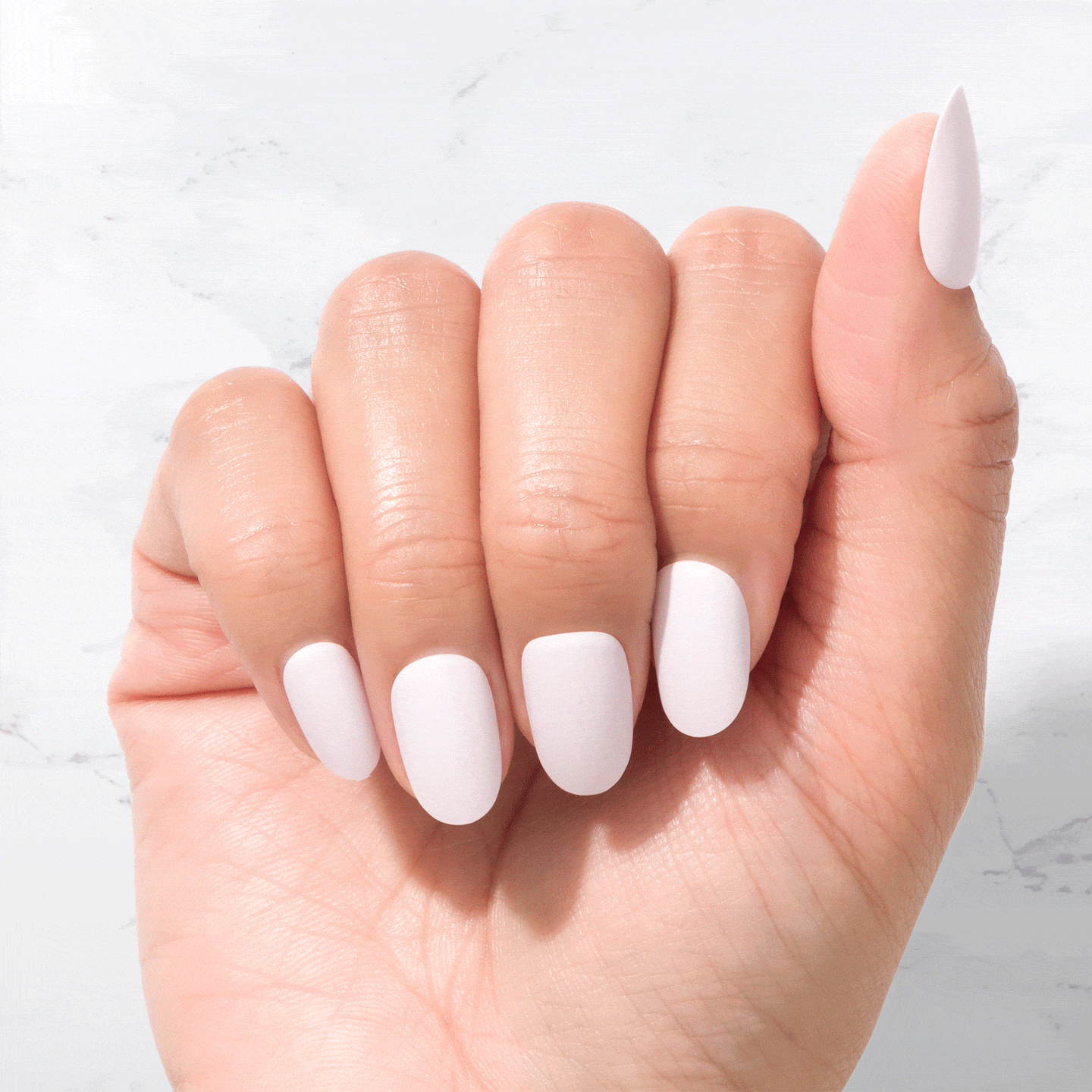 Pink Tint - Oval Sustainable Nails